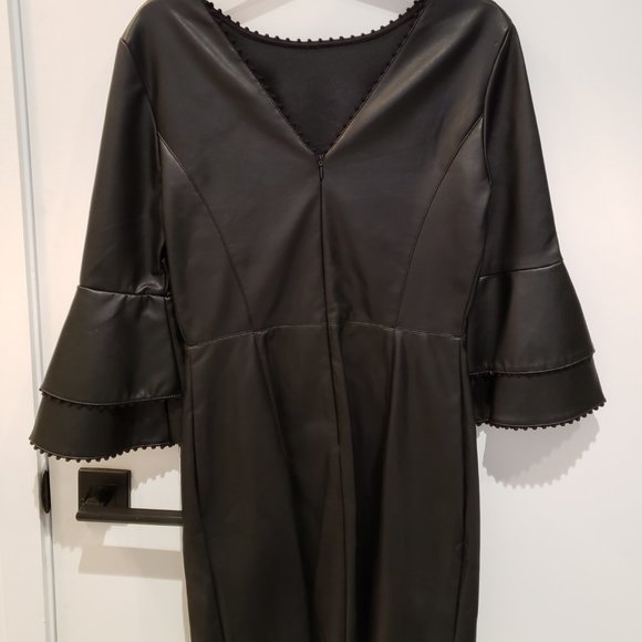 Zara Faux-Leather Dress - Picture 2 of 4